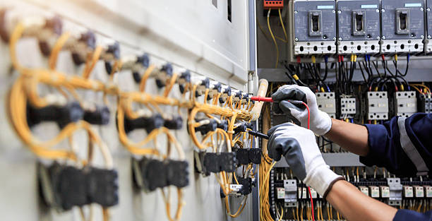 Professional Electrician technician working in Westerville, OH
